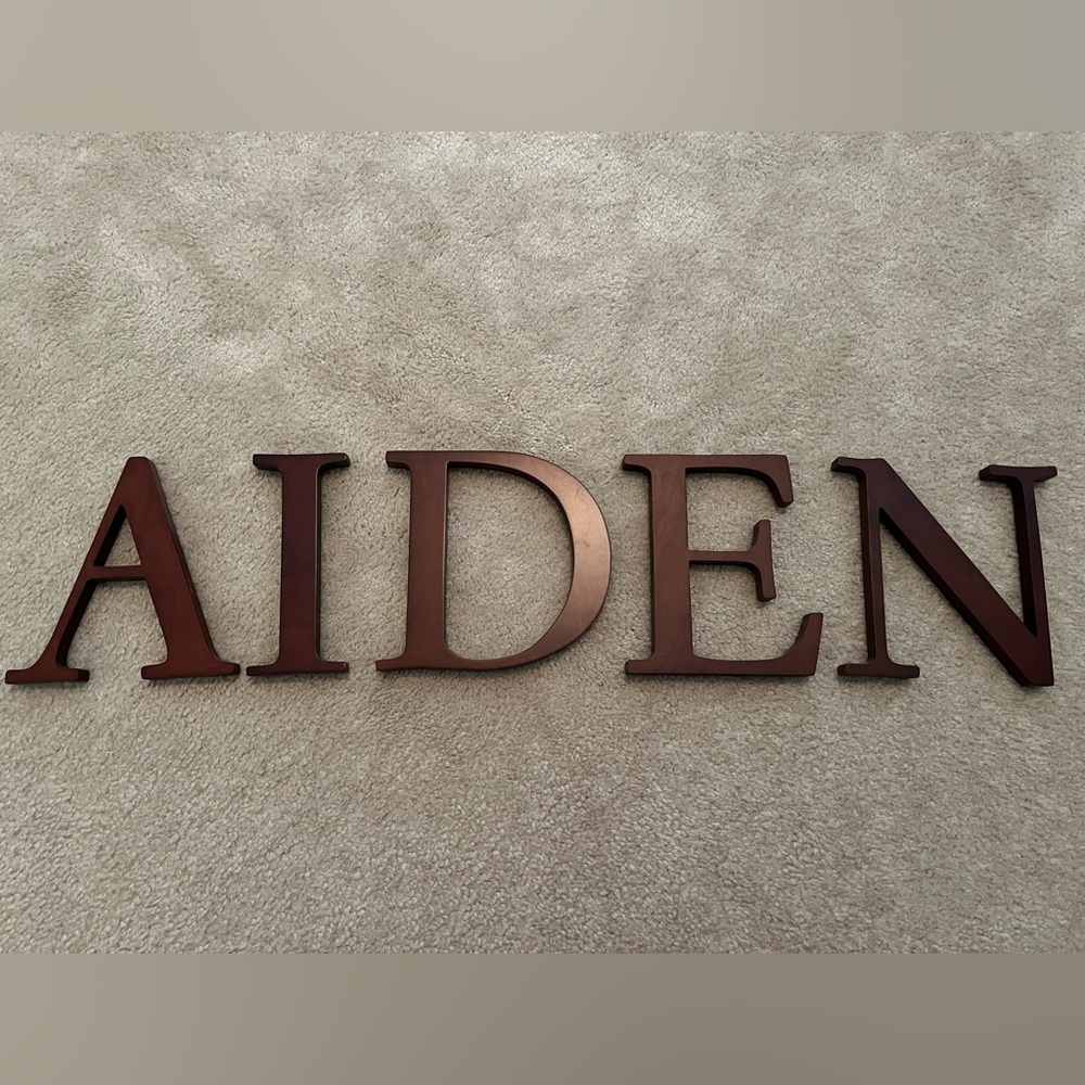 Pottery Barn Wood Wall Letters